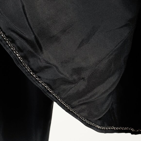 Chanel SS/06 RTW Runway Black Silk Taffeta Tie-Front Jacket - Picture 9 of 14